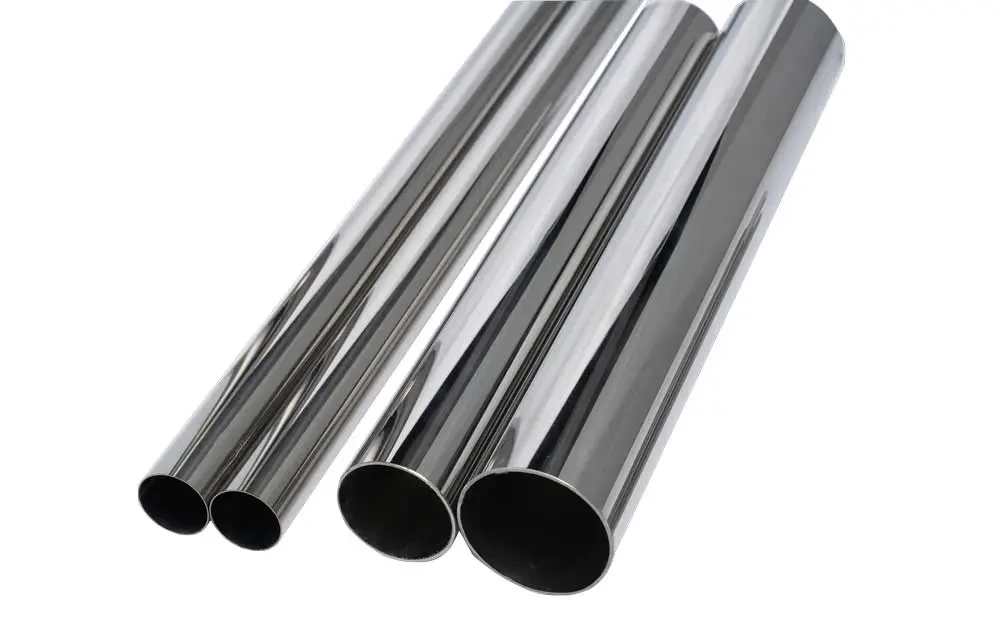 Stainless steel tube surface consistency for visible products