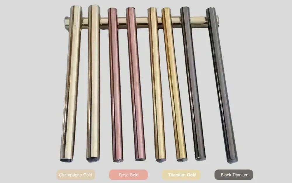Stainless steel tube surface finish options