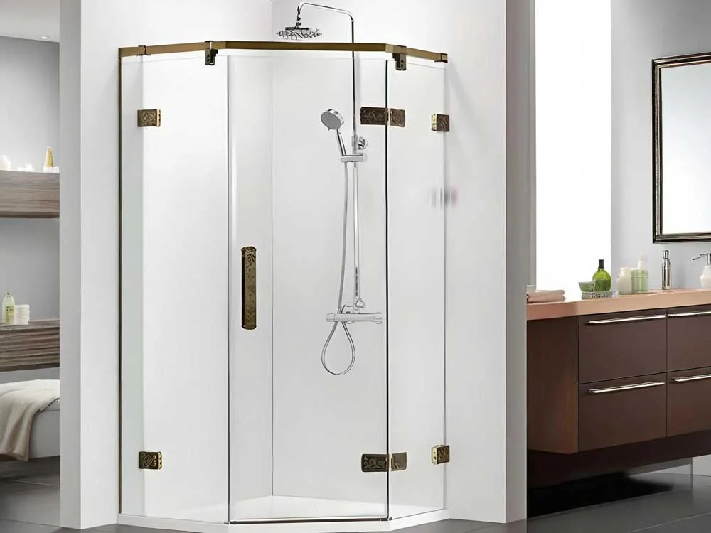 Mirror stainless steel tube shower column