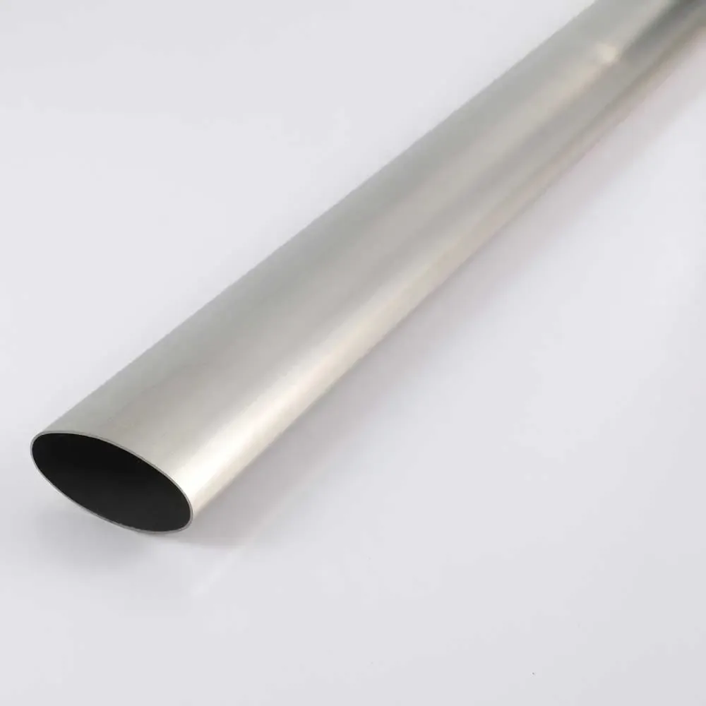 Single oval stainless steel tube