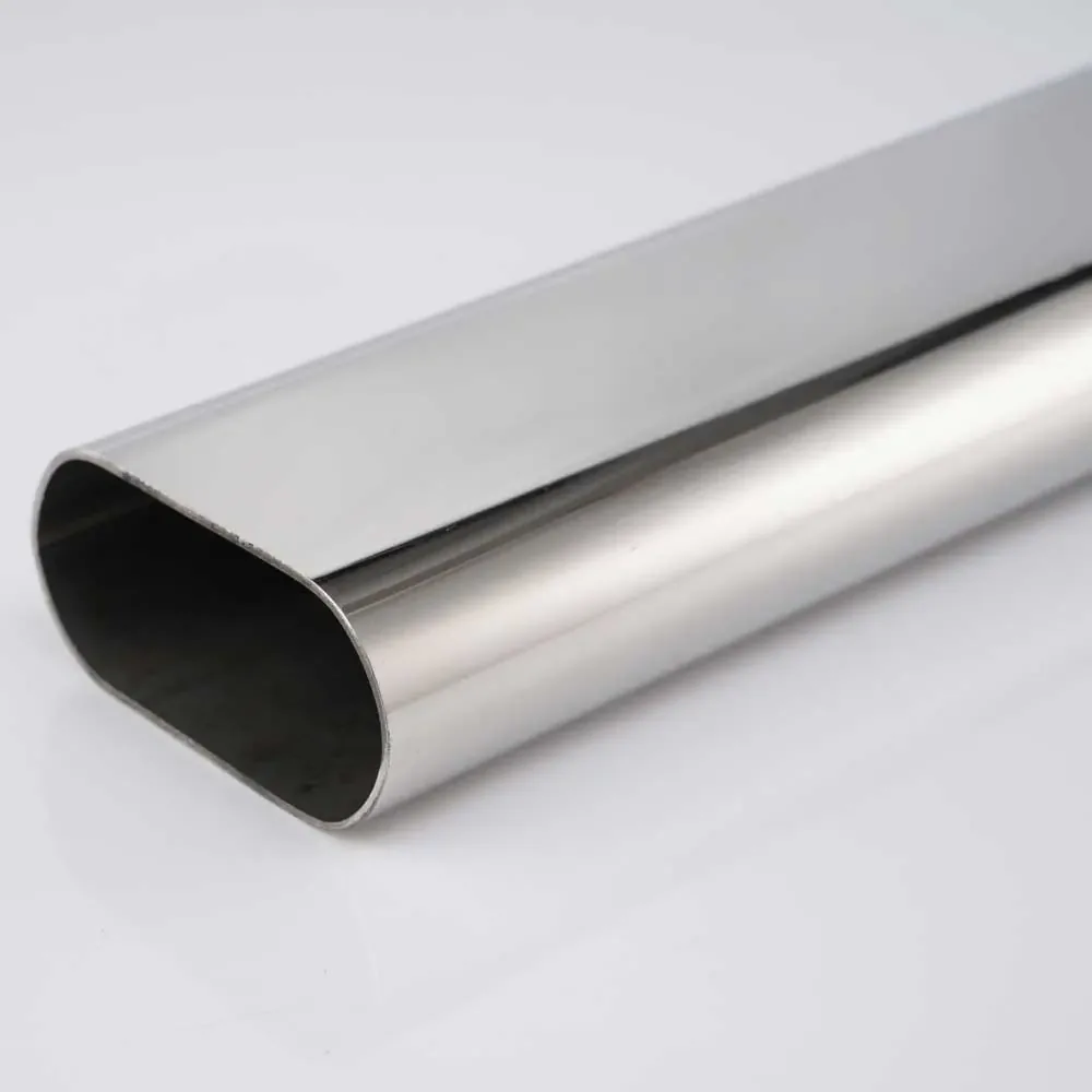 Furniture and decorative components made with special shaped stainless steel tubes