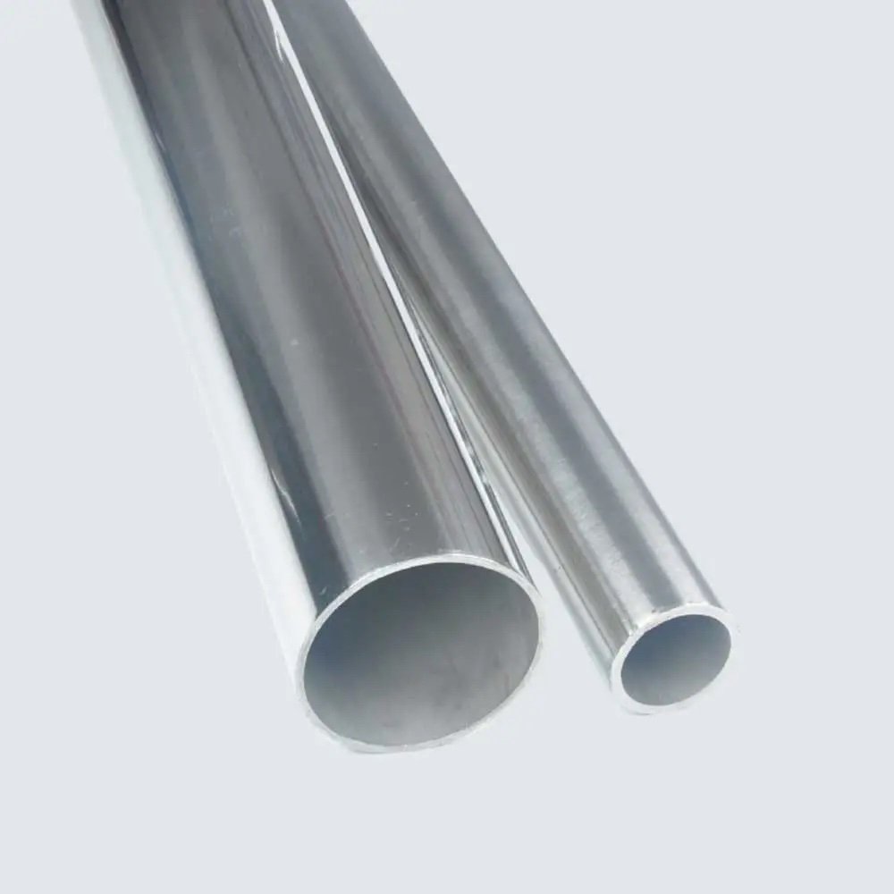 Two polished round stainless tubes — Custom Round Stainless Steel Tubes for Manufacturing