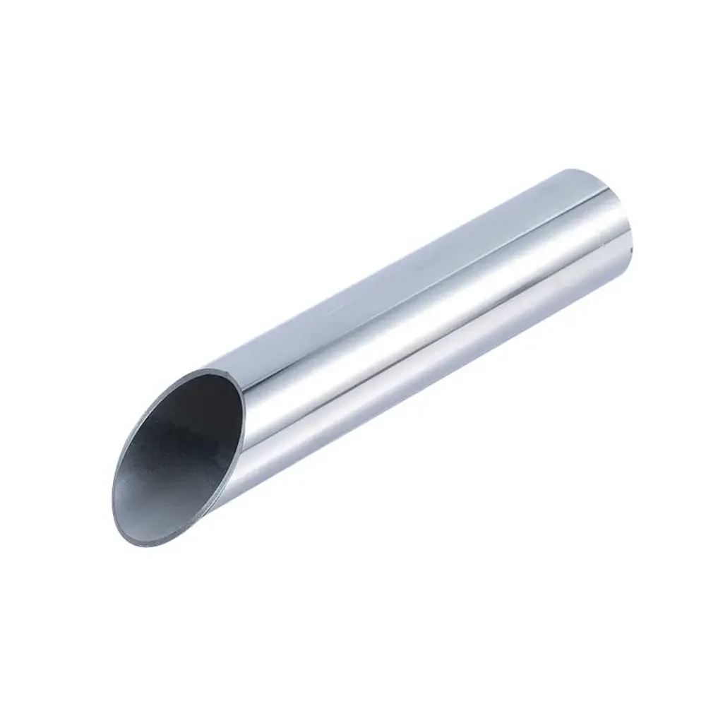 Round stainless steel tube for industrial rack systems