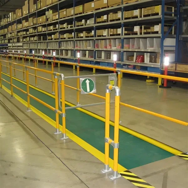 Industrial machine safety guard frame