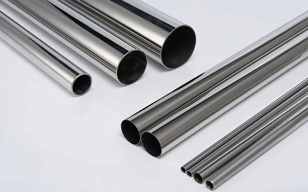 Polished stainless steel tubes for 304 and 316L handrail specifications