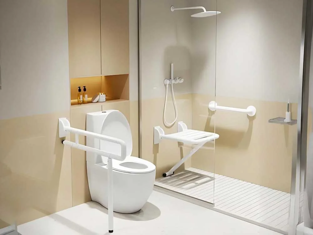 Round stainless steel tubes for bathroom hardware