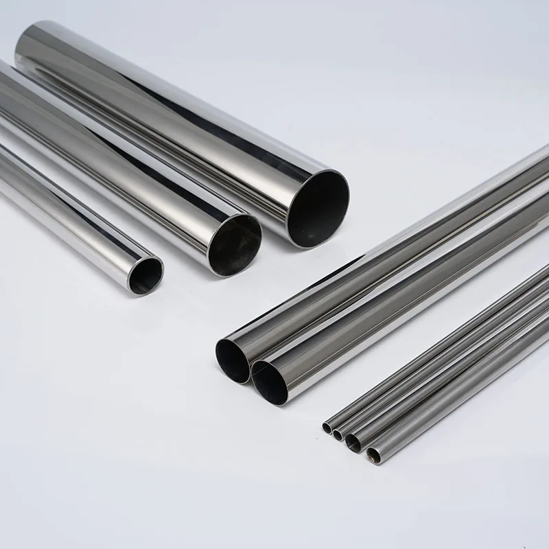 Round stainless steel tubes for manufacturing