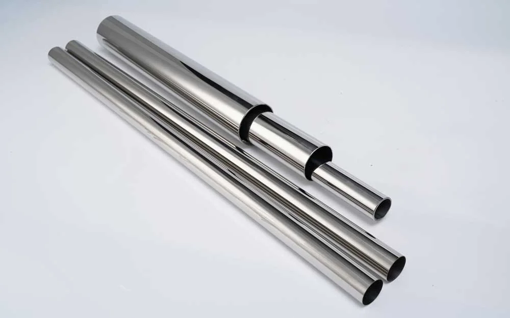 Tube-in-tube telescopic stainless steel fit