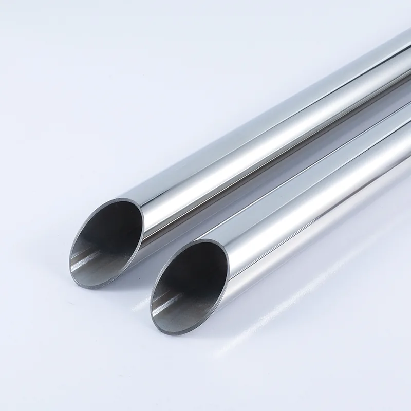 Round stainless steel tube weld seam
